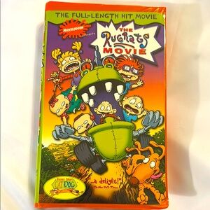 Rugrats Movie VHS with Colorful Cover